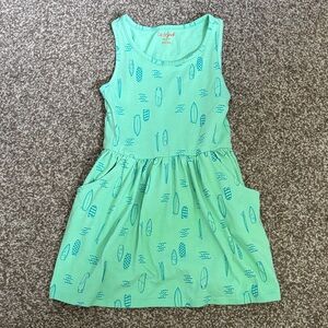 Cat & Jack Aqua Surfboard Dress